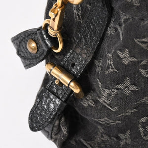LOUIS VUITTON ルイヴィトン ネオカヴィ MM 2WAYバッグ M95351 モノグラム デニム ブラック ゴールド金具 美品 中古 4a005958