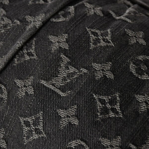 LOUIS VUITTON ルイヴィトン ネオカヴィ MM 2WAYバッグ M95351 モノグラム デニム ブラック ゴールド金具 美品 中古 4a005958