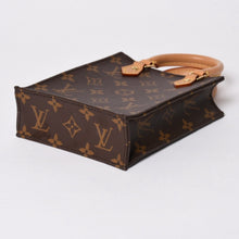 画像をギャラリービューアに読み込む, 新品同様 LOUIS VUITTON ルイヴィトン プティット サックプラ 2WAYバッグ M69442 モノグラム ブラウン ゴールド金具 旧型 中古 4a005907
