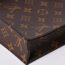 画像をギャラリービューアに読み込む, 新品同様 LOUIS VUITTON ルイヴィトン プティット サックプラ 2WAYバッグ M69442 モノグラム ブラウン ゴールド金具 旧型 中古 4a005907