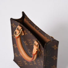 画像をギャラリービューアに読み込む, 新品同様 LOUIS VUITTON ルイヴィトン プティット サックプラ 2WAYバッグ M69442 モノグラム ブラウン ゴールド金具 旧型 中古 4a005907