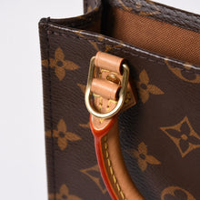 画像をギャラリービューアに読み込む, 新品同様 LOUIS VUITTON ルイヴィトン プティット サックプラ 2WAYバッグ M69442 モノグラム ブラウン ゴールド金具 旧型 中古 4a005907