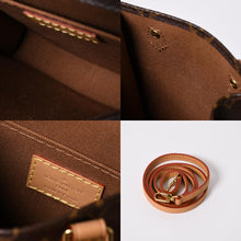 画像をギャラリービューアに読み込む, 新品同様 LOUIS VUITTON ルイヴィトン プティット サックプラ 2WAYバッグ M69442 モノグラム ブラウン ゴールド金具 旧型 中古 4a005907
