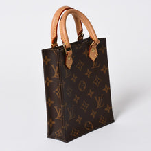 画像をギャラリービューアに読み込む, 新品同様 LOUIS VUITTON ルイヴィトン プティット サックプラ 2WAYバッグ M69442 モノグラム ブラウン ゴールド金具 旧型 中古 4a005907