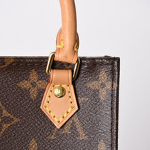 画像をギャラリービューアに読み込む, 新品同様 LOUIS VUITTON ルイヴィトン プティット サックプラ 2WAYバッグ M69442 モノグラム ブラウン ゴールド金具 旧型 中古 4a005907