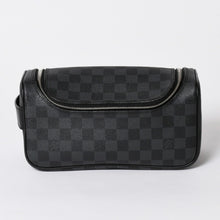 画像をギャラリービューアに読み込む, 極美品 LOUIS VUITTON ルイヴィトン ダミエグラフィット トワレ ポーチ トラベルバッグ トラベルポーチ N47625 ブラック 中古 4a006050