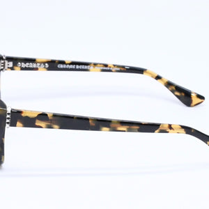 極美品 CHROME HEARTS クロムハーツ サングラス アイウェア JUNGLE IT UP ジャングル イット アップ サイズ51◻︎21 137 ブラック イエロー 中古 4a005946