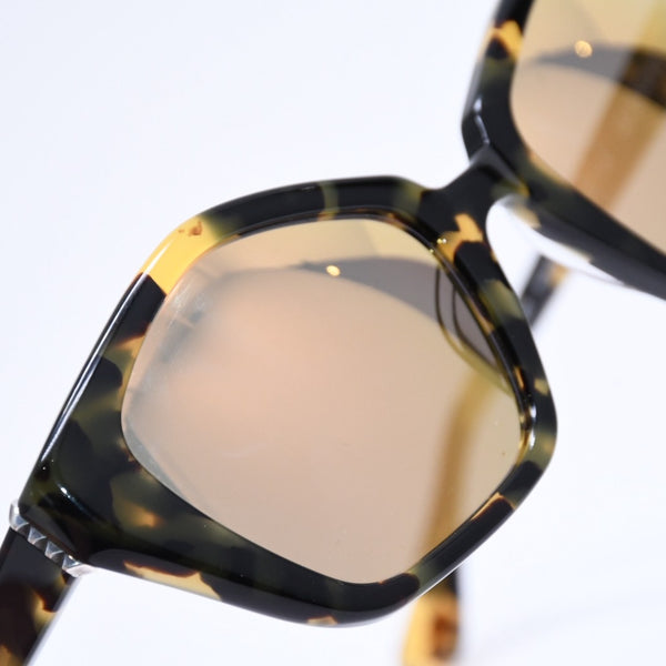 極美品 CHROME HEARTS クロムハーツ サングラス アイウェア JUNGLE IT UP ジャングル イット アップ サイズ51◻︎21 137 ブラック イエロー 中古 4a005946