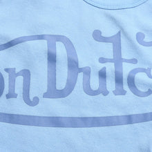 Load the image into the gallery viewer. 新品未使用 Von Dutch ボンダッチ リブタンクトップ ノースリーブ 7VND9A8206NV サイズS アイスブルー レディース 中古 4a005858