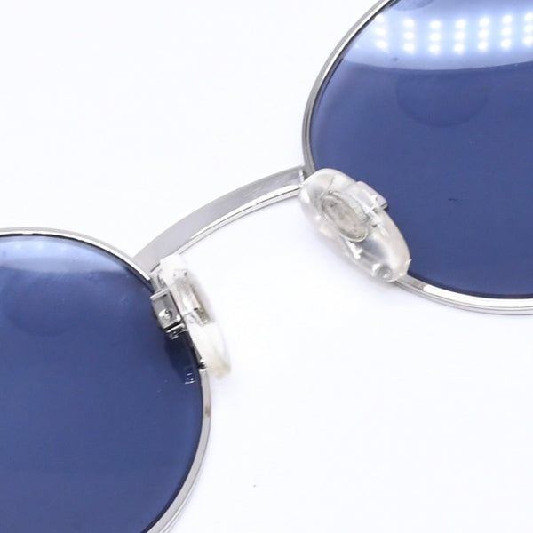 CHANEL シャネル サングラス アイウェア シルバー金具 パープルレンズ 06933 45002 シルバー金具 美品 中古 4a005909