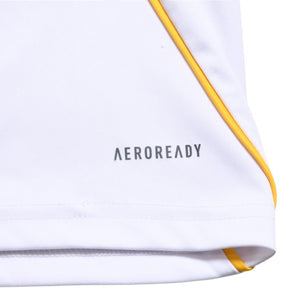 極美品 ADIDAS アディダス レアルマドリード ホームユニフォーム JJ1931 2025-2026シリーズ ベルナベウ ホワイト ゴールド ライトグレー Lサイズ 中古 4a005956