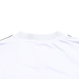 極美品 ADIDAS アディダス レアルマドリード ホームユニフォーム JJ1931 2025-2026シリーズ ベルナベウ ホワイト ゴールド ライトグレー Lサイズ 中古 4a005956