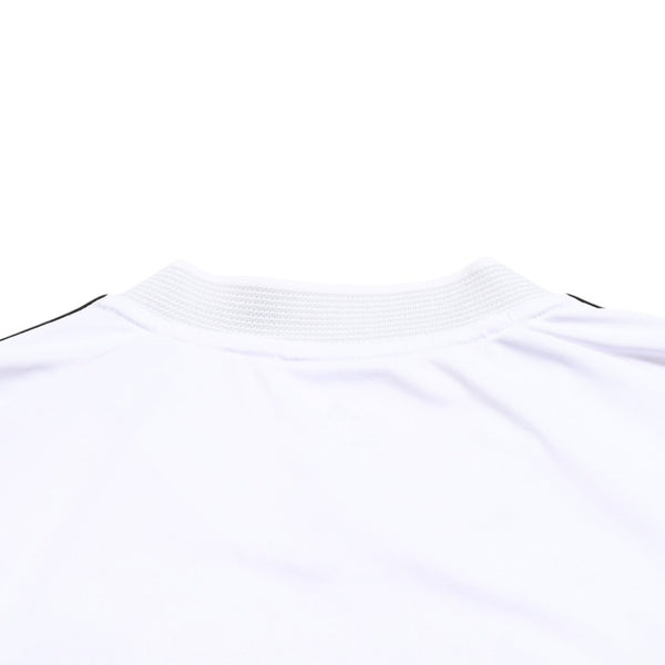 極美品 ADIDAS アディダス レアルマドリード ホームユニフォーム JJ1931 2025-2026シリーズ ベルナベウ ホワイト ゴールド ライトグレー Lサイズ 中古 4a005956