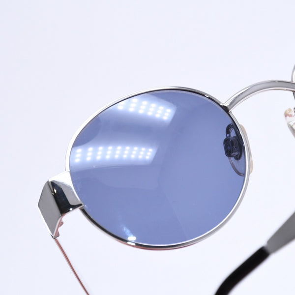 CHANEL シャネル サングラス アイウェア シルバー金具 パープルレンズ 06933 45002 シルバー金具 美品 中古 4a005909