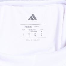 画像をギャラリービューアに読み込む, 極美品 ADIDAS アディダス レアルマドリード ホームユニフォーム JJ1931 2025-2026シリーズ ベルナベウ ホワイト ゴールド ライトグレー Lサイズ 中古 4a005956