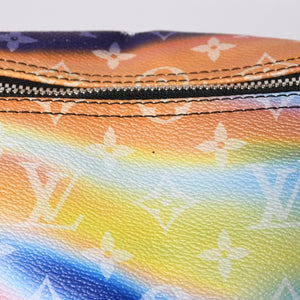 新品同様品 LOUIS VUITTON ルイヴィトン キーポルバンドリエール50 M45942 ボストンバッグ モノグラムサンセット シルバー金具 中古 4a005910