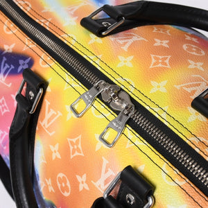 新品同様品 LOUIS VUITTON ルイヴィトン キーポルバンドリエール50 M45942 ボストンバッグ モノグラムサンセット シルバー金具 中古 4a005910
