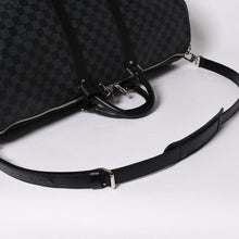 画像をギャラリービューアに読み込む, 新品同様 LOUIS VUITTON ルイヴィトン キーポル バンドリエール55 ボストンバッグ N41413 ダミエ グラフィット ブラック 中古 4a006108