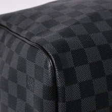 画像をギャラリービューアに読み込む, 新品同様 LOUIS VUITTON ルイヴィトン キーポル バンドリエール55 ボストンバッグ N41413 ダミエ グラフィット ブラック 中古 4a006108