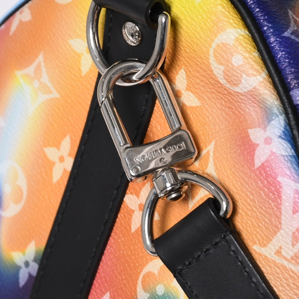 新品同様品 LOUIS VUITTON ルイヴィトン キーポルバンドリエール50 M45942 ボストンバッグ モノグラムサンセット シルバー金具 中古 4a005910