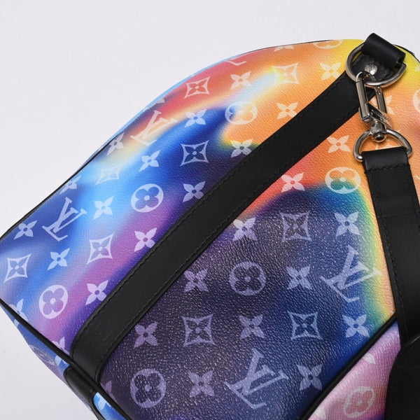 新品同様品 LOUIS VUITTON ルイヴィトン キーポルバンドリエール50 M45942 ボストンバッグ モノグラムサンセット シルバー金具 中古 4a005910