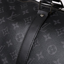 画像をギャラリービューアに読み込む, 極美品 LOUIS VUITTON ルイヴィトン キーポルバンドリエール45 M40569 モノグラムエクリプスキャンバス ブラック レザー 中古 4a006072