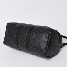 画像をギャラリービューアに読み込む, 極美品 LOUIS VUITTON ルイヴィトン キーポルバンドリエール45 M40569 モノグラムエクリプスキャンバス ブラック レザー 中古 4a006072