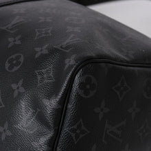 画像をギャラリービューアに読み込む, 極美品 LOUIS VUITTON ルイヴィトン キーポルバンドリエール45 M40569 モノグラムエクリプスキャンバス ブラック レザー 中古 4a006072