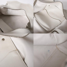 画像をギャラリービューアに読み込む, 極美品 BALENCIAGA バレンシアガ ネオクラシック ラージサイズ トップハンドルバッグ ボストンバッグ 638531 ホワイト アイボリー 中古 4a005911