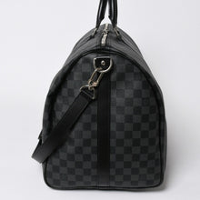 画像をギャラリービューアに読み込む, 新品同様品 LOUIS VUITTON ルイヴィトン キーポルバンドリエール55 ボストンバッグ N41413 ダミエグラフィット ブラック 中古 4a006086