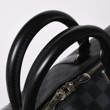 画像をギャラリービューアに読み込む, 新品同様品 LOUIS VUITTON ルイヴィトン キーポルバンドリエール55 ボストンバッグ N41413 ダミエグラフィット ブラック 中古 4a006086