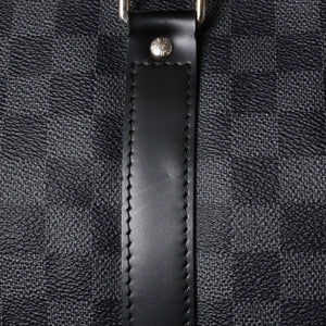 新品同様品 LOUIS VUITTON ルイヴィトン キーポルバンドリエール55 ボストンバッグ N41413 ダミエグラフィット ブラック 中古 4a006086