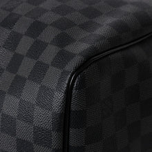 画像をギャラリービューアに読み込む, 新品同様品 LOUIS VUITTON ルイヴィトン キーポルバンドリエール55 ボストンバッグ N41413 ダミエグラフィット ブラック 中古 4a006086