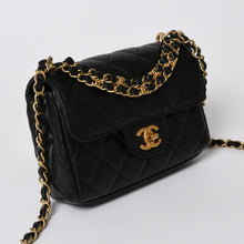 画像をギャラリービューアに読み込む, 極美品 CHANEL シャネル Sフラップ Sチェーンショルダーストラップ ランダム番台 ココマーク キャビアスキン ブラック ゴールド金具 中古 4a006023