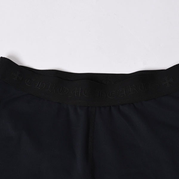 New and unused CHROME HEARTS Shorts with logo waistband Black Size S Used 4a005916