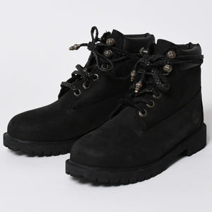 新品同様品 CHROME HEARTS クロムハーツ Timberland ティンバーランド コラボ ブーツ ブラック ダガー クロスボール サイズ6.5 中古 4a006031