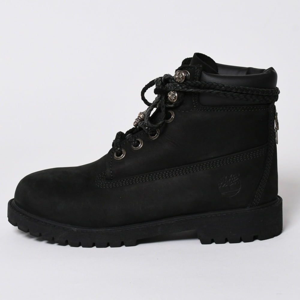 Like new CHROME HEARTS Timberland collaboration boots black dagger cross ball size 6.5 used 4a006031