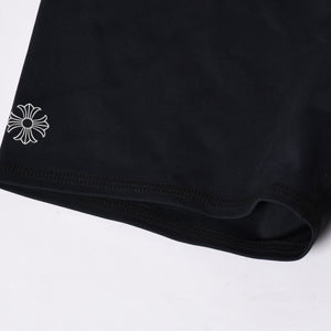 New and unused CHROME HEARTS Shorts with logo waistband Black Size S Used 4a005916