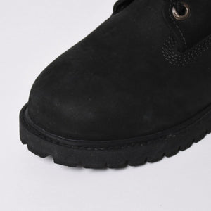 新品同様品 CHROME HEARTS クロムハーツ Timberland ティンバーランド コラボ ブーツ ブラック ダガー クロスボール サイズ6.5 中古 4a006031