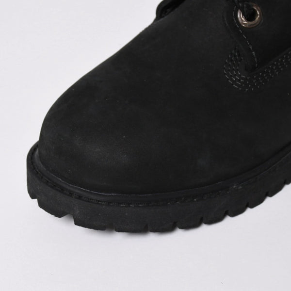 新品同様品 CHROME HEARTS クロムハーツ Timberland ティンバーランド コラボ ブーツ ブラック ダガー クロスボール サイズ6.5 中古 4a006031