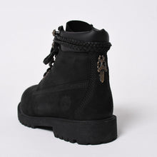 画像をギャラリービューアに読み込む, 新品同様品 CHROME HEARTS クロムハーツ Timberland ティンバーランド コラボ ブーツ ブラック ダガー クロスボール サイズ6.5 中古 4a006031
