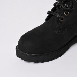 新品同様品 CHROME HEARTS クロムハーツ Timberland ティンバーランド コラボ ブーツ ブラック ダガー クロスボール サイズ6.5 中古 4a006031