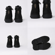 画像をギャラリービューアに読み込む, 新品同様品 CHROME HEARTS クロムハーツ Timberland ティンバーランド コラボ ブーツ ブラック ダガー クロスボール サイズ6.5 中古 4a006031