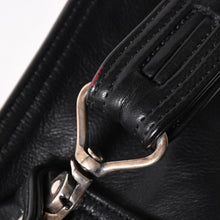 画像をギャラリービューアに読み込む, 極美品 CHROME HEARTS クロムハーツ レザーオーバーオール クロスボールボタン フレアパッチ ダガージップ ブラック レザー 925 中古 4a005919