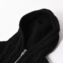 Load the image into the gallery viewer. 極美品 CHROME HEARTS クロムハーツ カシミヤ ノースリーブ ニットトップス ニットベスト シルバー925 ブラック サイズS 中古 4a005746