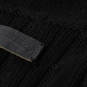 極美品 CHROME HEARTS クロムハーツ カシミヤ ノースリーブ ニットトップス ニットベスト シルバー925 ブラック サイズS 中古 4a005746
