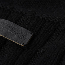 Load the image into the gallery viewer. 極美品 CHROME HEARTS クロムハーツ カシミヤ ノースリーブ ニットトップス ニットベスト シルバー925 ブラック サイズS 中古 4a005746