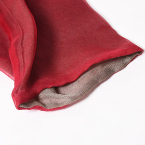 極美品 YOHJI YAMAMOTO POUR HOMME ヨウジヤマモト プールオム シースルーシャツ HE-Y-25-825 杖村サエコ 女優 ピンナップ期 レッド 3サイズ 中古 4a004784
