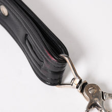 画像をギャラリービューアに読み込む, 極美品 CHROME HEARTS クロムハーツ レザーオーバーオール クロスボールボタン フレアパッチ ダガージップ ブラック レザー 925 中古 4a005919