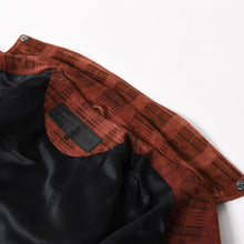 画像をギャラリービューアに読み込む, CHROME HEARTS クロムハーツ ダブルライダースジャケット CHプラス クロスボール ダガージップ スクロールラベル サイズS スエード ボルドー 良品 中古 4a005920
